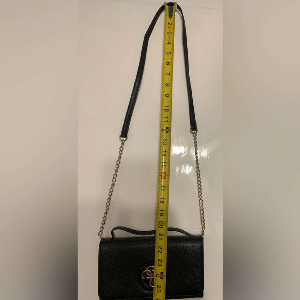 Guess Black Bag with Gold Hardware (clutch & crossbody) - Picture 4 of 11
